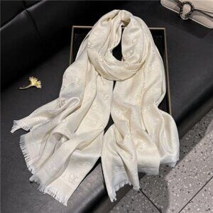 Pashmina Shawl Wraps for Women White